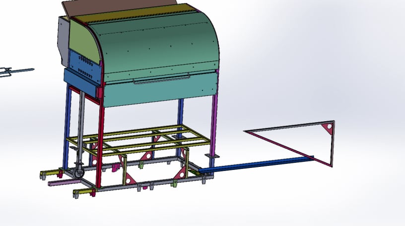 3D model grilu v solidworks